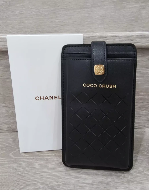 Chanel Coco Crush Phone Bag (Black)