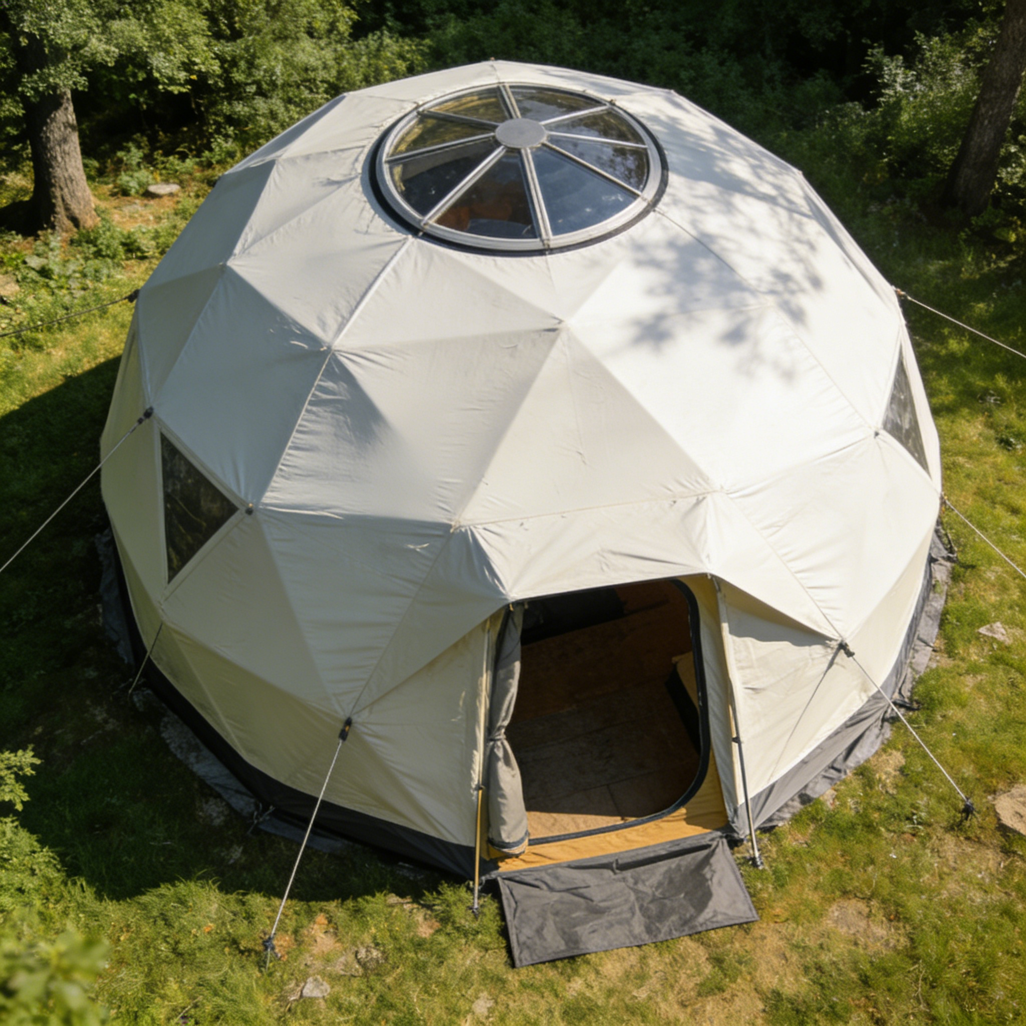 Geodesic tent