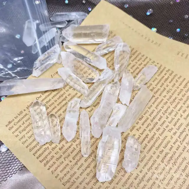 Clear quartz bag