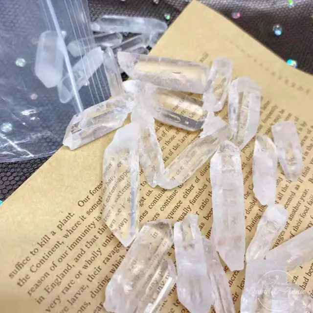 Clear quartz bag