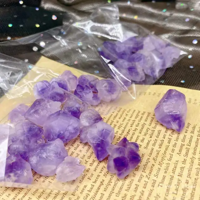 Amethyst flower bag