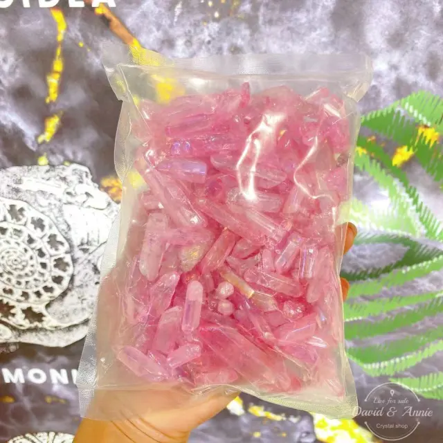 AURA clear quartz bag