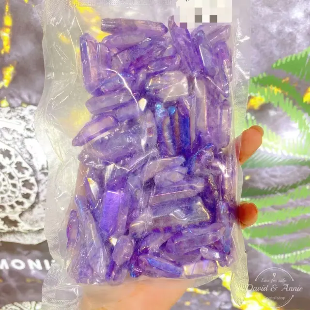 AURA clear quartz bag
