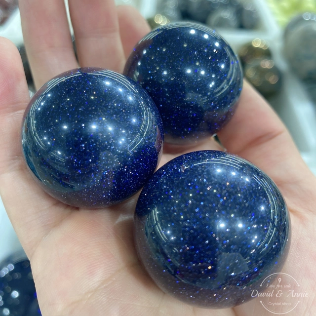 Blue standstone sphere