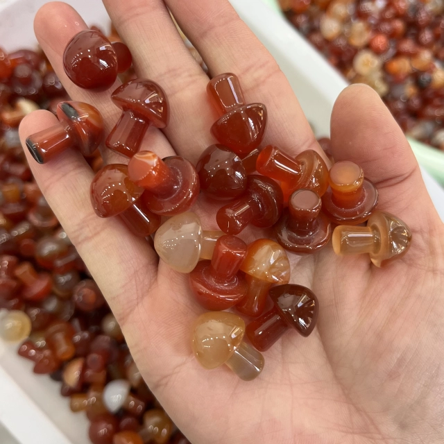 Carnelian mushroom