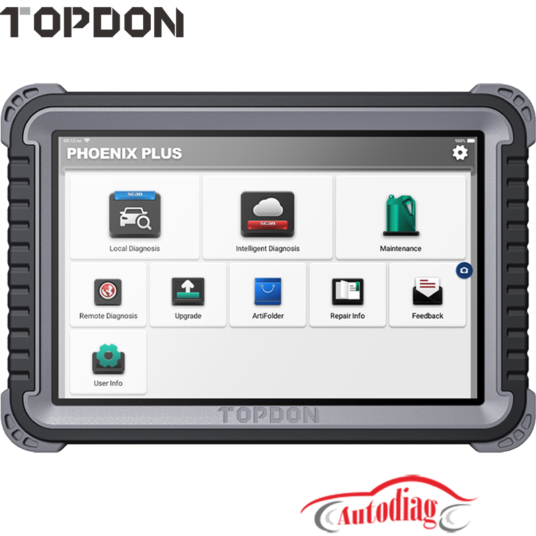 TOPDON Phoenix Plus Valise Diagnostique Auto OBD2 Bluetooth