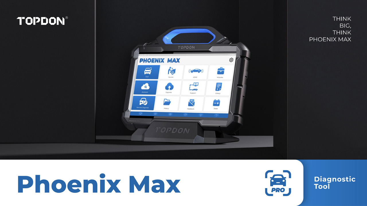 Topdon Phoenix Max With 4Channel Oscilloscope