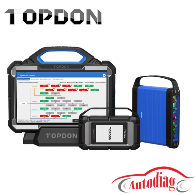 TOPDON Phoenix Remote is an automotive diagnostic scanner with