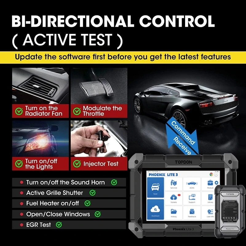 TOPDON Phoenix Lite 2 Bi-Directional Scan Tool User Manual