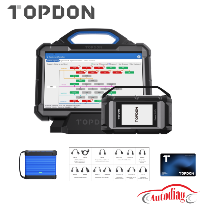 Topdon Phoenix Max With 4-Channel Oscilloscope (3Y Free Updating)