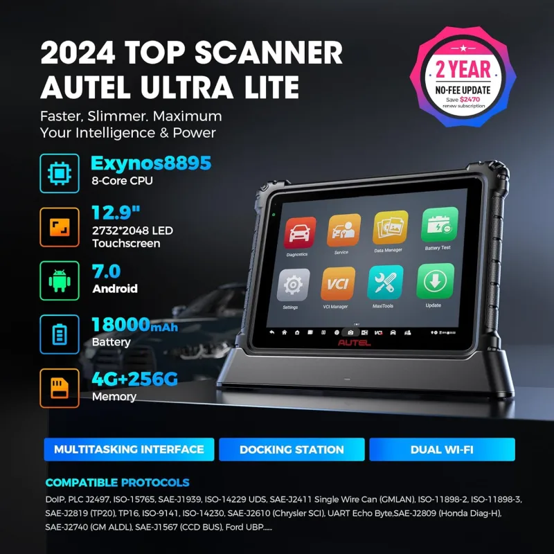 Autel MaxiCOM Ultra Lite (2 Years free Update）