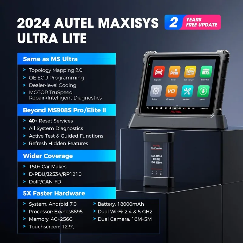 Autel MaxiCOM Ultra Lite (2 Years free Update）