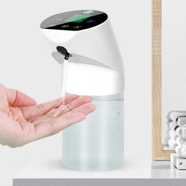 GINLITE Touchless Hand Sanitizer Dispenser with temperature reminding GH-9503