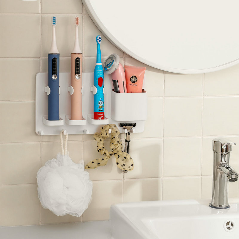 simpletome Adhesive Electric Toothbrush Holder Wall Mounted