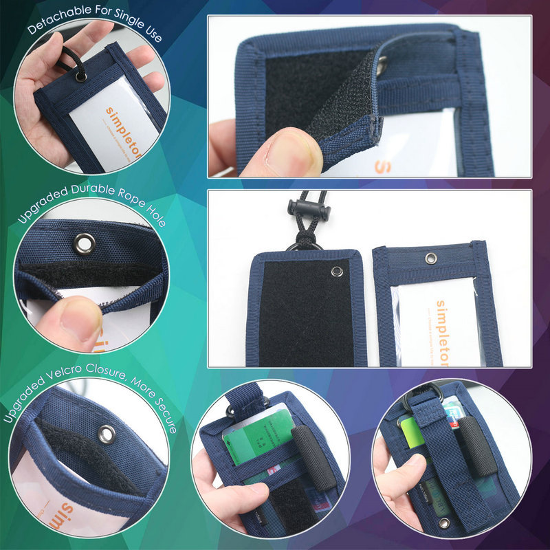 RFID Blocking ID Card Holder With Lanyard