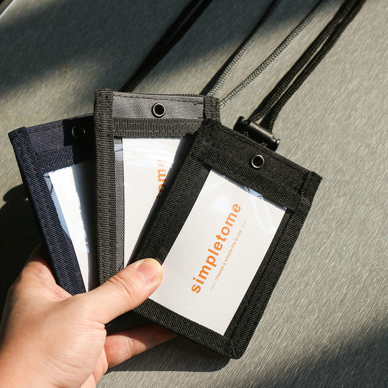 RFID Blocking ID Card Holder With Lanyard