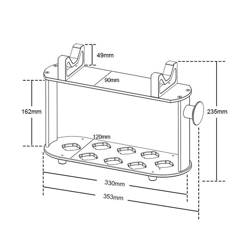 Storage Stand Holder for Dyson Airwrap Complete Styler