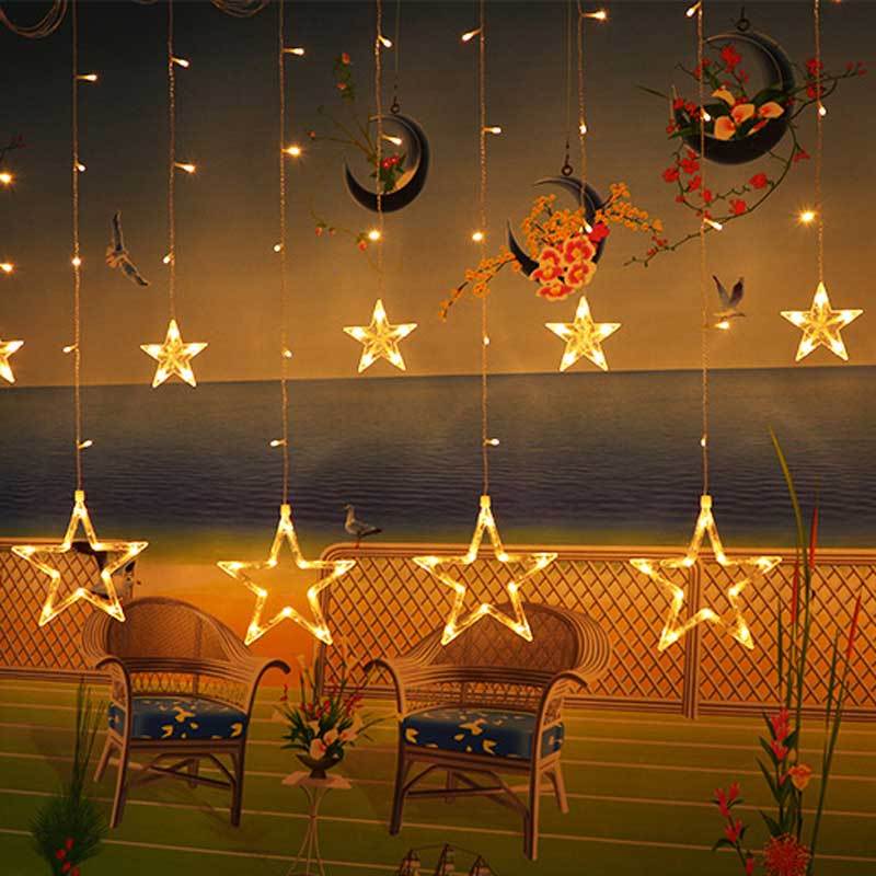 8 Lighting Modes Led Star Lights USB Powered Remote Control 2.5 x 0.9 Meters