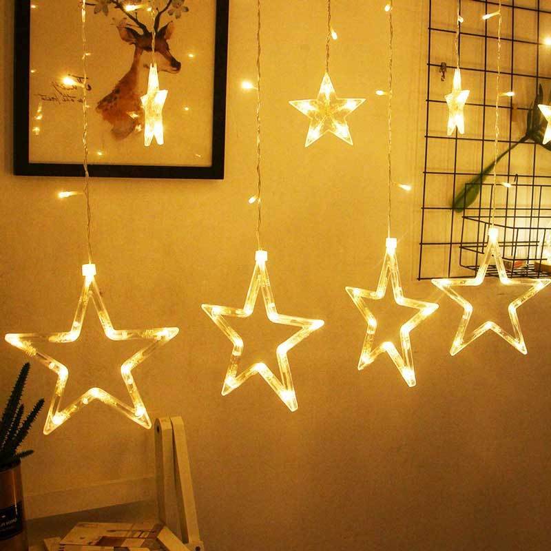 8 Lighting Modes Led Star Lights USB Powered Remote Control 2.5 x 0.9 Meters