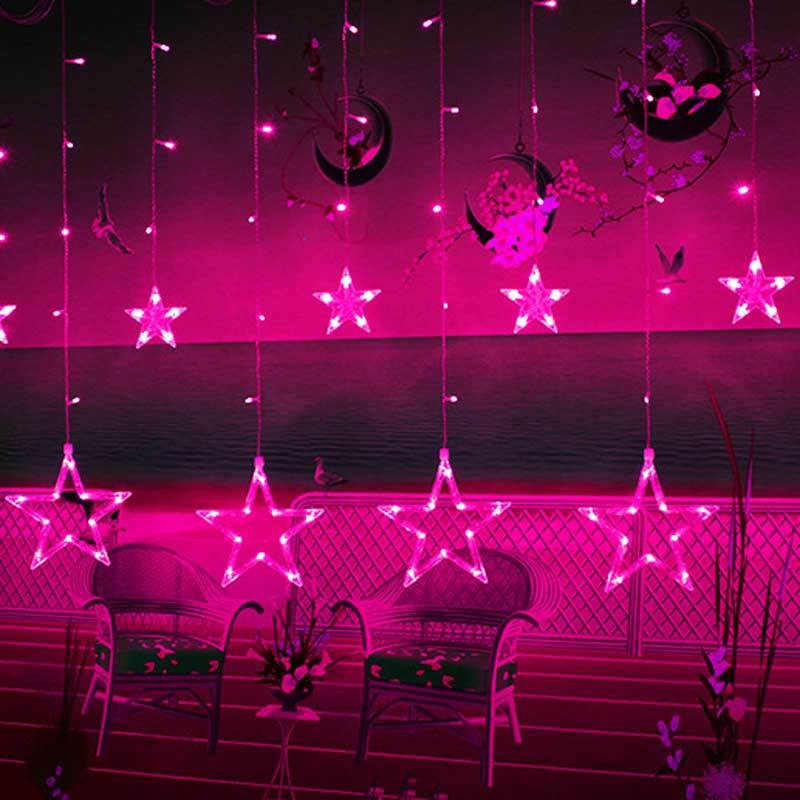 8 Lighting Modes Led Star Lights USB Powered Remote Control 2.5 x 0.9 Meters