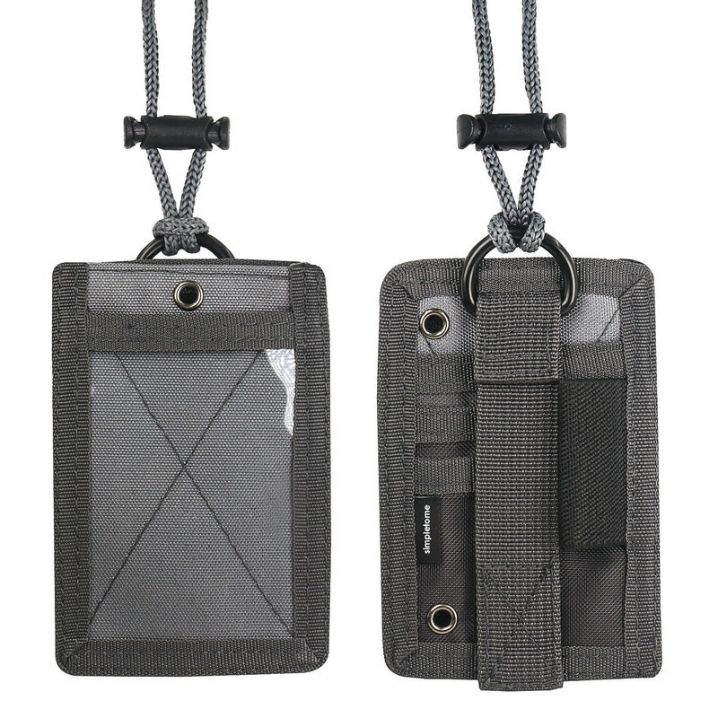 RFID Blocking ID Card Holder With Lanyard