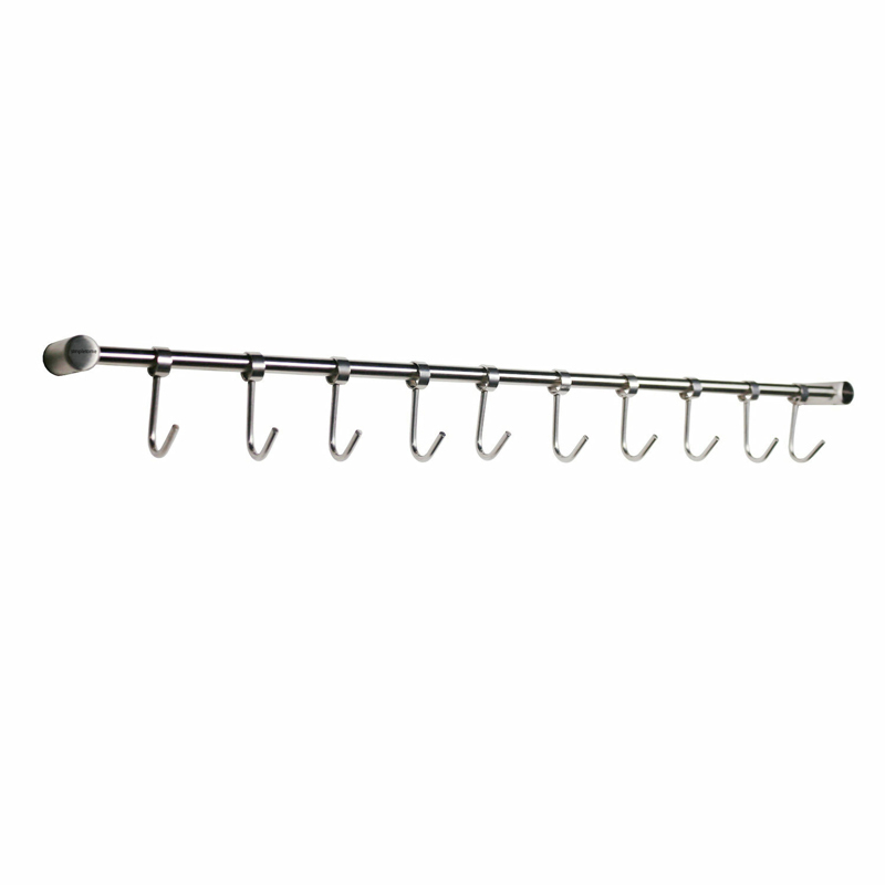 Utensil Rack for Kitchen Tool with 10 Hooks  22 Inch
