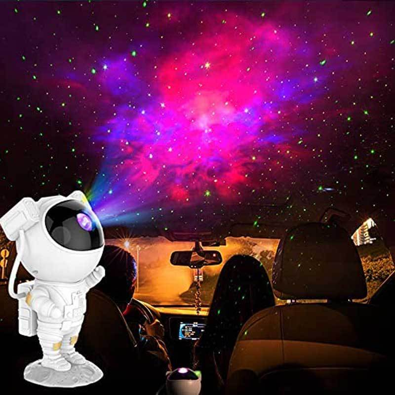 8 Color Modes Starry Sky Projector Astronaut Night Light Laser Projector