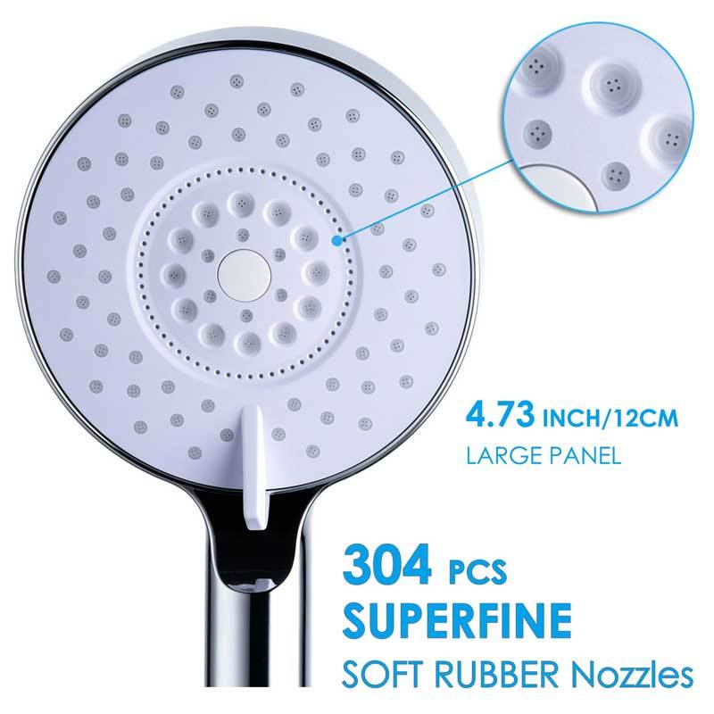 Filter Shower Head High Pressure with 2M Stainless Steel Hose