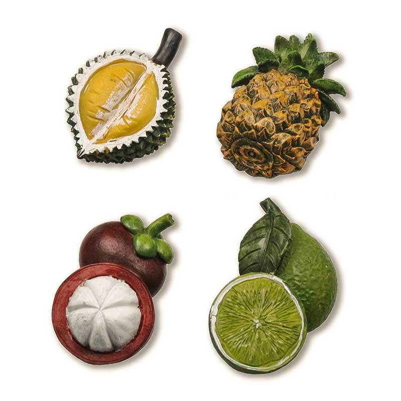 3D Lifelike Creative Fridge Magnets for Refrigerator Office Whiteboard Home Decoration 4Pack