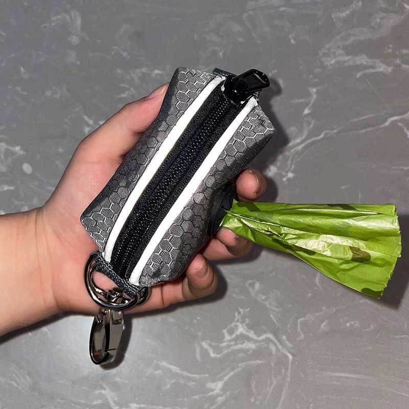 Dog Poop Bag Dispenser For Leash and Collar