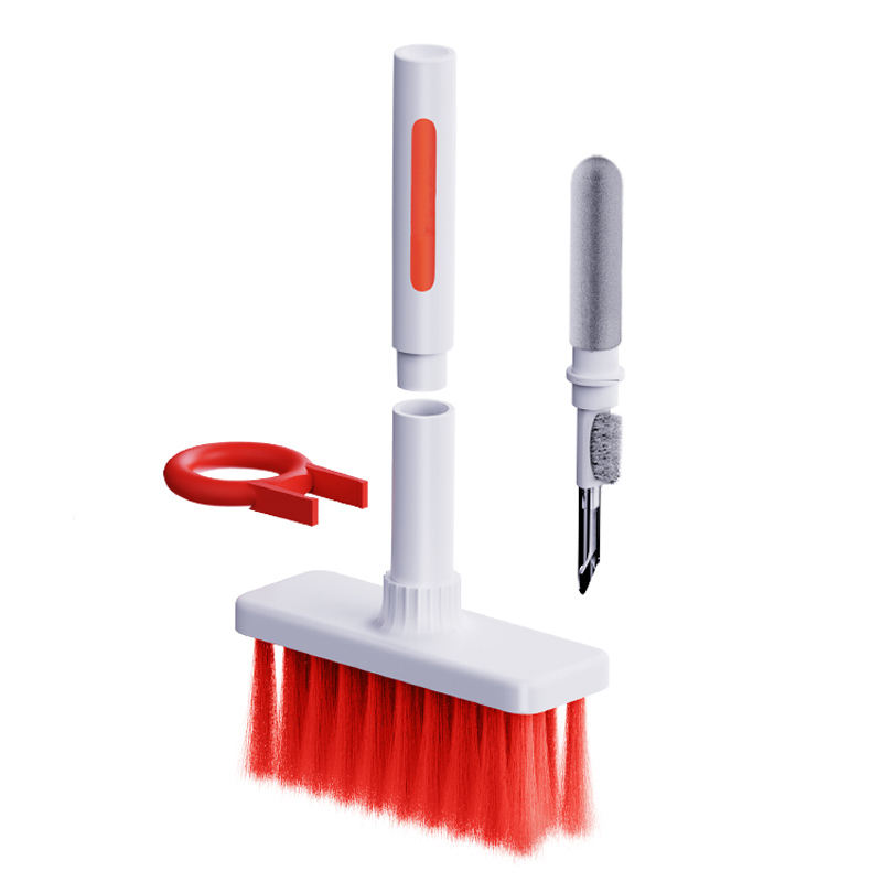 Multifunctional Cleaning Brush 5-piece Set with Water Spray