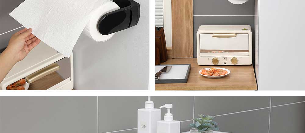 simpletome ONE HAND TEAR Paper Towel Holder Magnetic 2Pack
