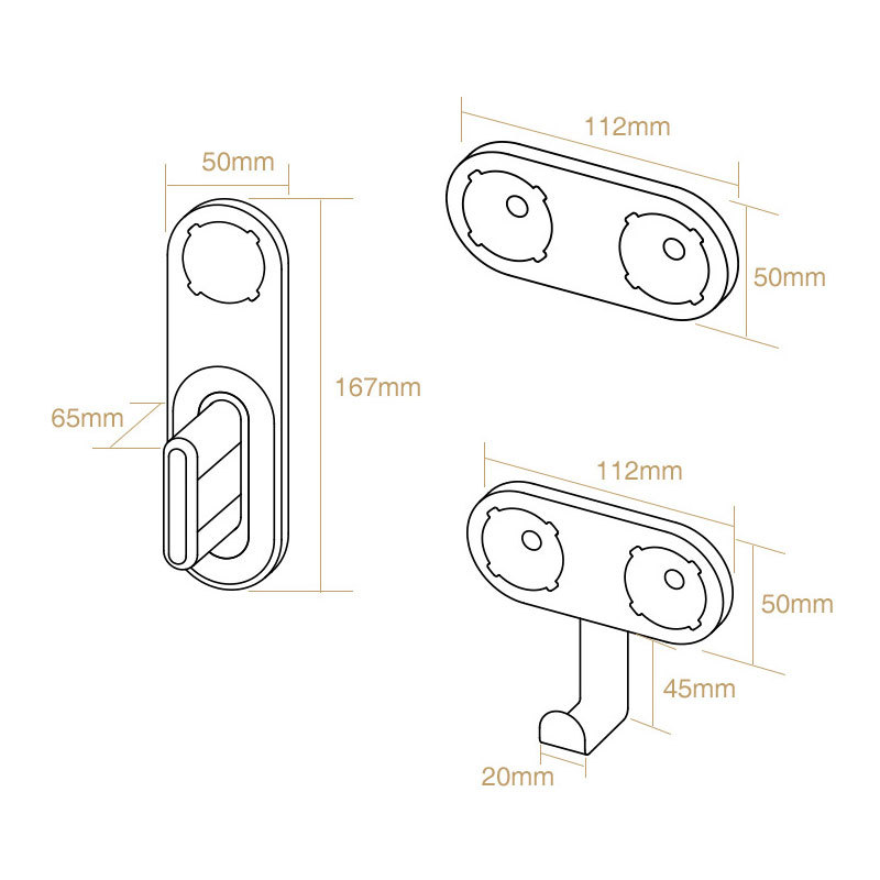 Wall Storage Organizer for Dyson Airwrap Complete Styler