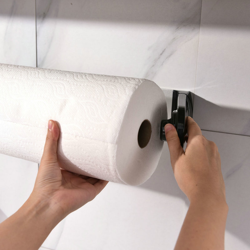 Vertical Wall-mounted Paper Towel Holder 