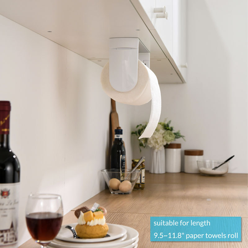 SimplyTear ONE HAND TEAR Paper Towel Holder Under Cabinet OR Wall Mount