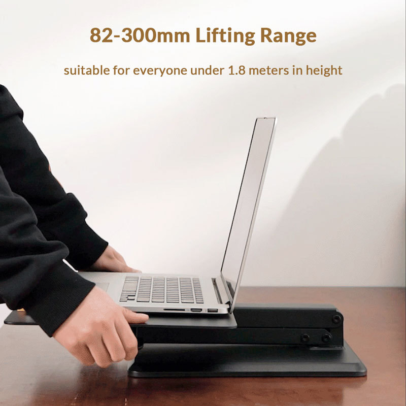 Air Pump Laptop Riser For Desk Heavy Duty Height Adjustable Up To 12 Inch