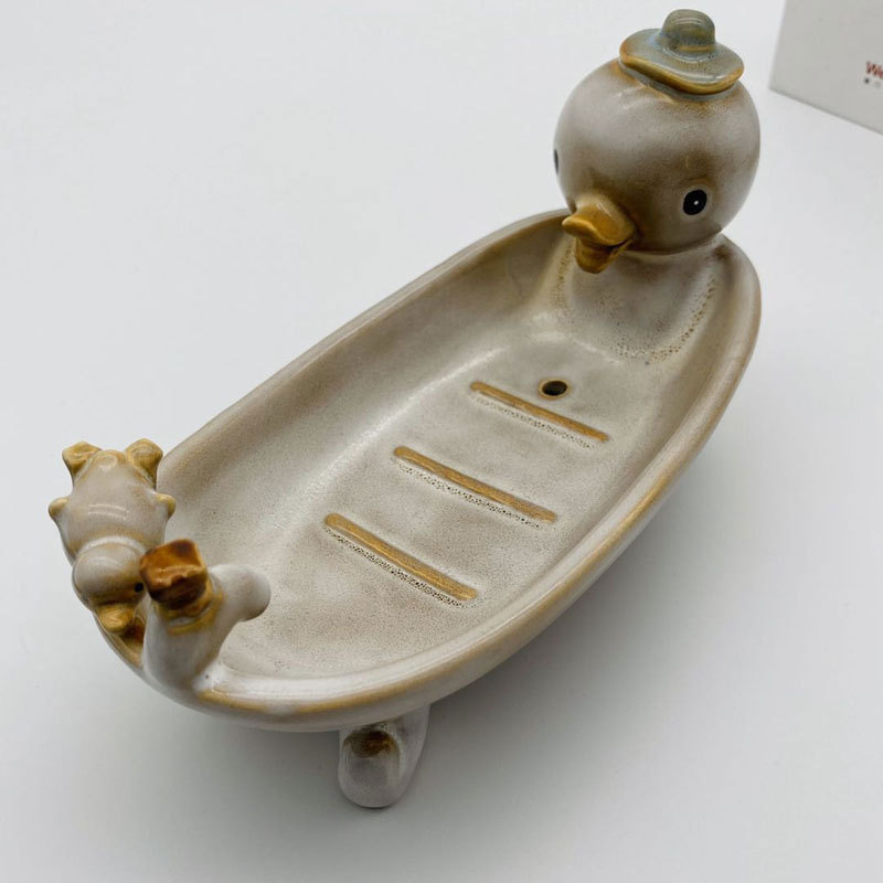 Soap Holder Ceramic Handmade Animal Series