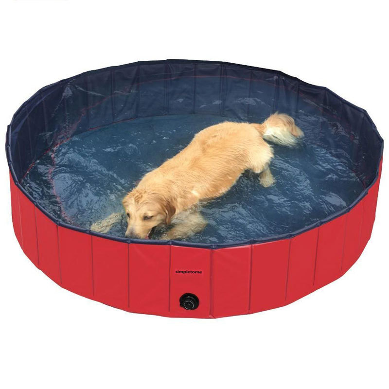 Pet Swimming Pool Foldable Bathing Tub for Dogs Cats Rabbit