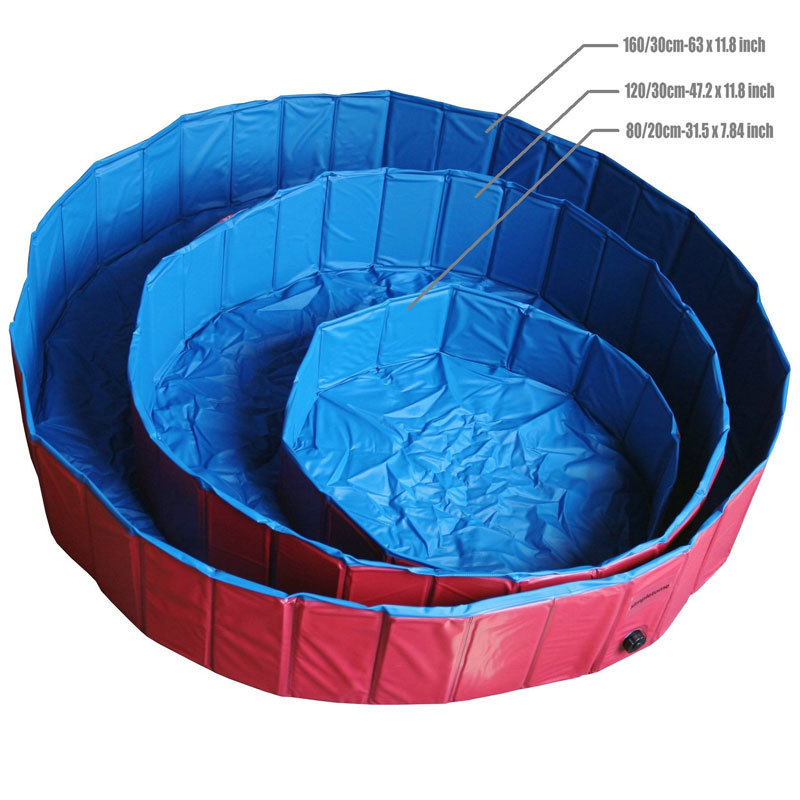 Pet Swimming Pool Foldable Bathing Tub for Dogs Cats Rabbit