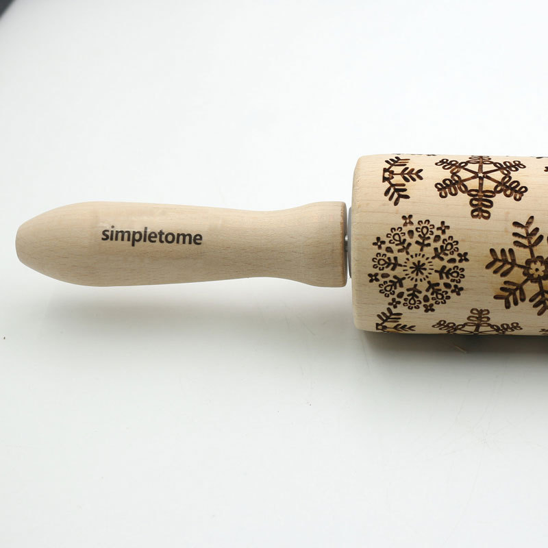 Non-stick Embossed Rolling Pins With Patterns