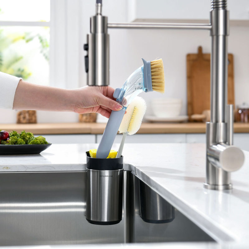  YOHOM Kitchen Scrub Brush Holder for Sink Sponge