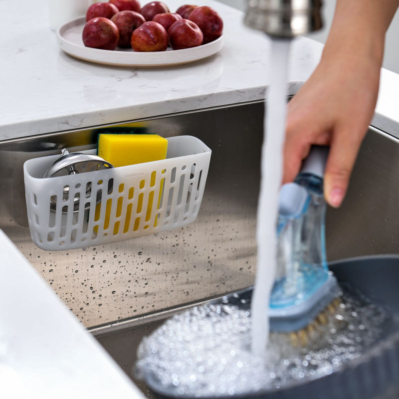 Kitchen Details Metal Sink Caddy with Suction Attachment - Kitchen