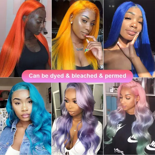 Malaysia Straight Human Hair Wig13X6 HD Transparent Lace Frontal Wig 613 Blonde Lace front Wig Human Hair Wigs For Black Women