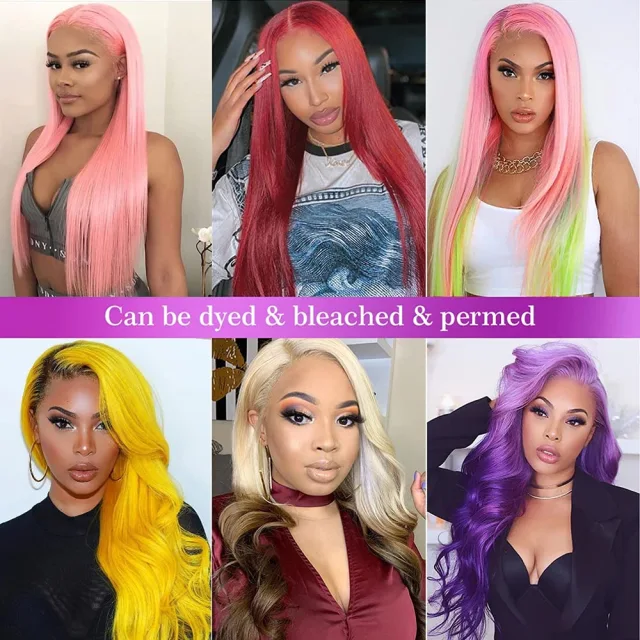 18inch MARRYUU Hair Wig 4X4 Malaysia Body Wave Lace Front Wig 613 Blonde Lace Frontal Wig  Preplucked Lace Front Human Hair Wigs