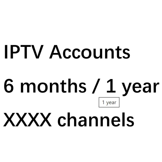 IPTV Accounts 1 Month Subscription Code M3U Link Worldwide Used