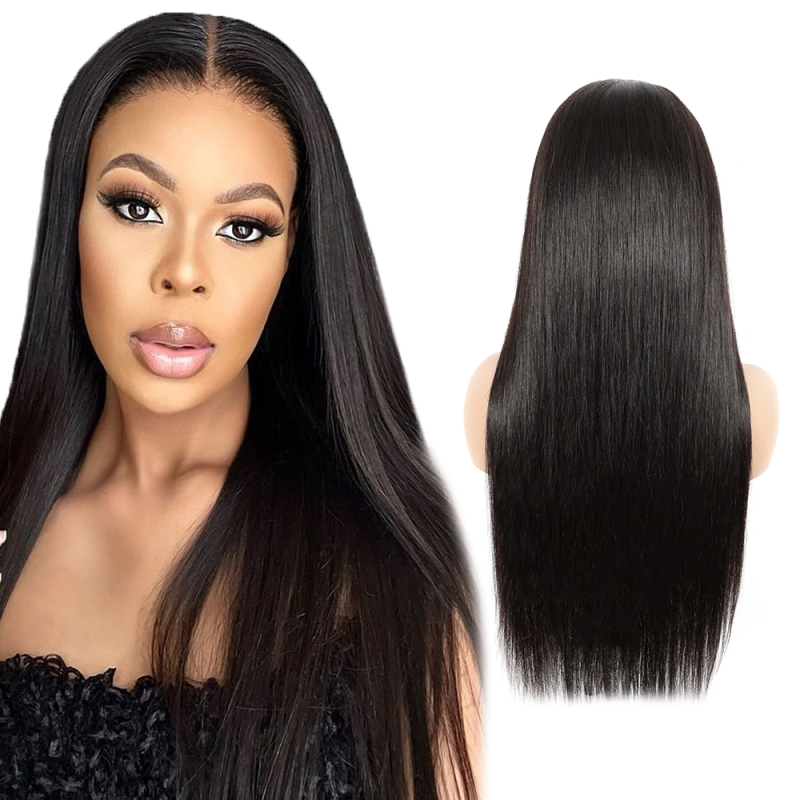 13x4  HD Lace Frontal wig Straight  Indian Virgin Human Hair