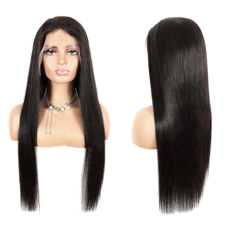 13x4  HD Lace Frontal wig Straight  Indian Virgin Human Hair