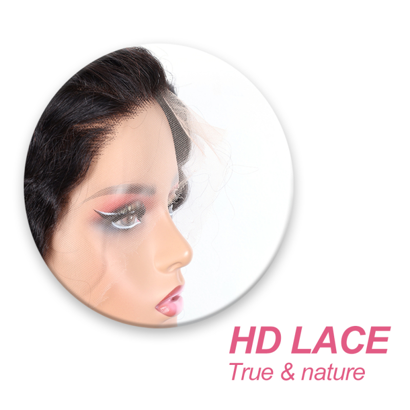13x4 HD Lace Frontal  Wig Deep Wave Indian Virgin Human Hair