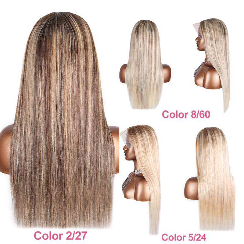 XYS Hair 13*6 Transparent Lace Frontal Color Wigs