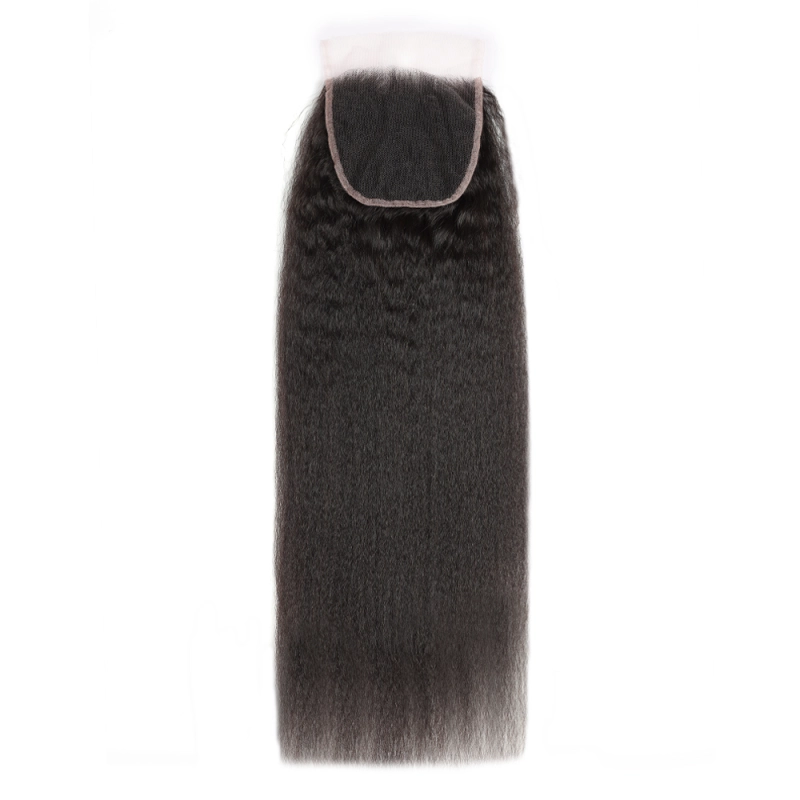 XYS Human Hair Kinky Straight  5*5 HD Lace Closure